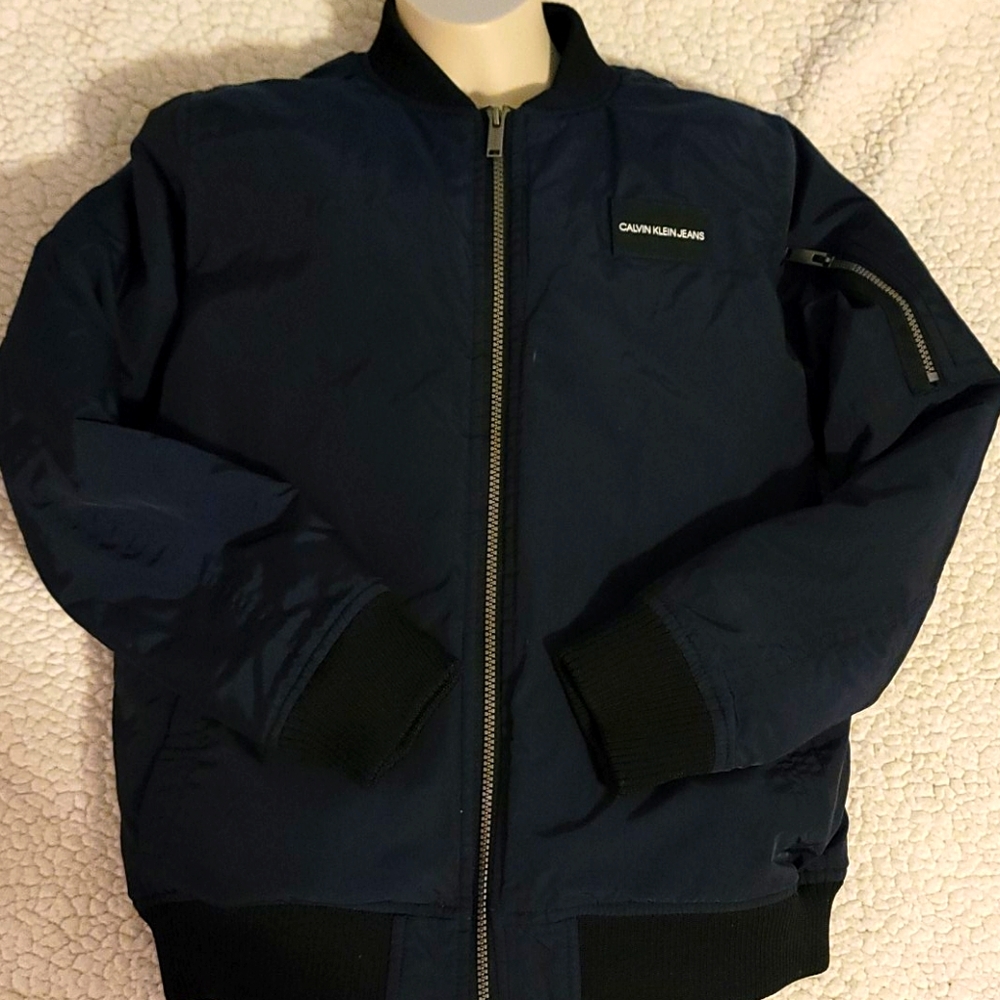 Boys Calvin Klien Bomber Jacket